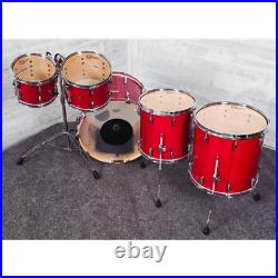 Used Pearl Professional Maple 5pc Drum Set Sequoia Red Very Good