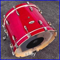 Used Pearl Professional Maple 5pc Drum Set Sequoia Red Very Good