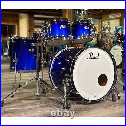 Used Pearl Reference One 4pc Drum Set Kobalt Blue Fade Metallic-DCP