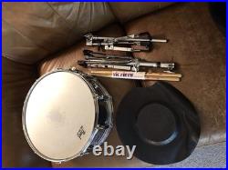 Used Pearl Student Snare Drum Kit with Backpack Case in Good Condition