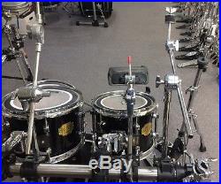 Used Premier Signia 4-Piece Rack Mount Drum Set with Hardware No Snare Drum