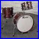 Used-Rogers-Cleveland-3pc-Drum-Set-Satin-Dark-Mahogany-Very-Good-01-yem