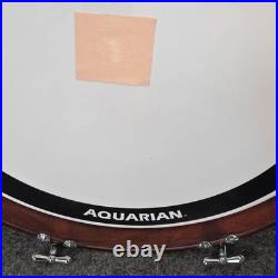 Used Rogers Cleveland 3pc Drum Set Satin Dark Mahogany Very Good