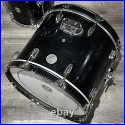 Used Sonor Force 505 4pc Drum Set Black Good