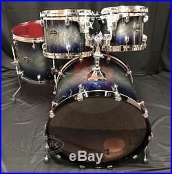 Used Tama Drum Set 4 Piece Starclassic Performer Birch / Bubinga Shell Pack