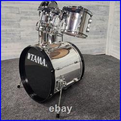 Used Tama Rockstar 5pc Drum Set Mirror Chrome Fair