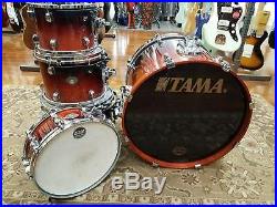 Used Tama Starclassic 4-Piece, 5-Ply Birch Drumset with Matching Snare