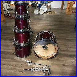 Used Tama Starclassic Maple 5pc Drum Set Purple Lacquer