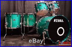 Used Tama Starclassic Performer B/B drum set Vintage Aqua Marine 10 12 14 16 22