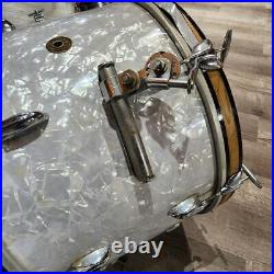 Used Vintage Gretsch Round Badge'60s 2pc Drum Set White Marine Pearl