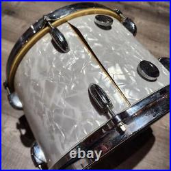 Used Vintage Gretsch Round Badge'60s 2pc Drum Set White Marine Pearl