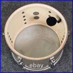 Used Vintage Ludwig 2pc Drum Set Silver Sparkle Good