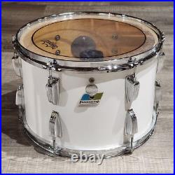 Used Vintage Ludwig 3pc Drum Set White Cortex Very Good-DCP