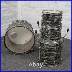 Used Vintage Ludwig Standard 4pc Drum Kit Strata Finish Good