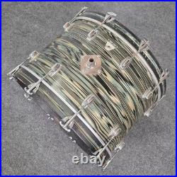 Used Vintage Ludwig Standard 4pc Drum Kit Strata Finish Good