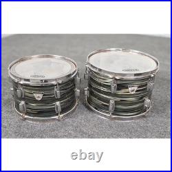 Used Vintage Ludwig Standard 4pc Drum Kit Strata Finish Good