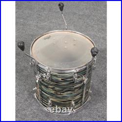 Used Vintage Ludwig Standard 4pc Drum Kit Strata Finish Good