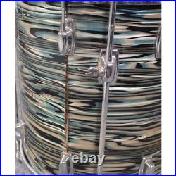 Used Vintage Ludwig Standard 4pc Drum Kit Strata Finish Good