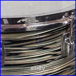 Used Vintage Ludwig Standard 4pc Drum Kit Strata Finish Good