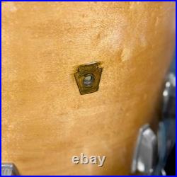 Used Vintage Ludwig/WFL 3pc Drum Set Refinished Natural Fair