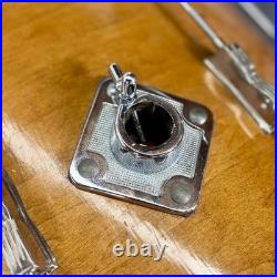 Used Vintage Ludwig/WFL 3pc Drum Set Refinished Natural Fair