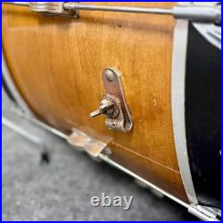 Used Vintage Ludwig/WFL 3pc Drum Set Refinished Natural Fair