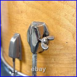 Used Vintage Ludwig/WFL 3pc Drum Set Refinished Natural Fair