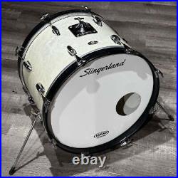 Used Vintage Slingerland 4pc Drum Set White Marine Pearl Fair-DCP