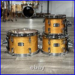 Used Yamaha Absolute Hybrid 6pc Drum Set Vintage Natural Very Good-DCP