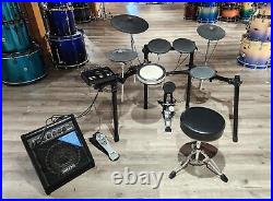 Used Yamaha DTX502 Electronic Drum Set withAmp, Pedal, & Throne