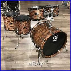Used Yamaha Live Custom Hybrid 5pc Drum Set Uzu Natural
