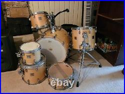 Used Yamaha Maple Custom Absolute 6 Piece Drum Set in good condition