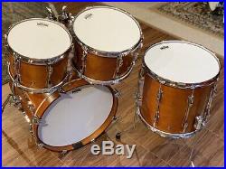 Used Yamaha Recording Custom 4pc Jazz Drum Set Real Wood