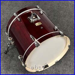 Used Yamaha Stage Custom Birch 4pc Jazz Drum Set Cranberry Red-DCP