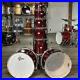 Used-Yamaha-Stage-Custom-Birch-8pc-Double-Bass-Drum-Set-Cranberry-Red-DCP-01-jw