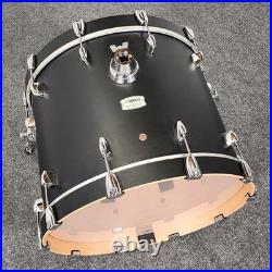Used Yamaha Tour Custom 4pc Drum Set Licorice Satin Very Good