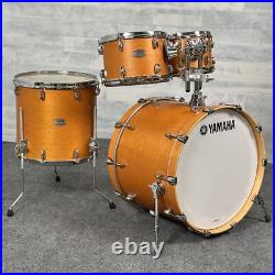 Used Yamaha Tour Custom Maple 4pc Drum Set with22BD Caramel Satin-DCP