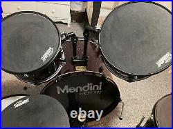 Used condition, red, Mendini drum set