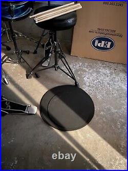 Used drum set with cymbals