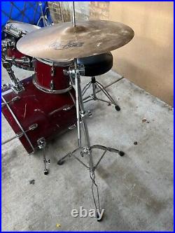 Used pearl drum set with sit, hardware and bags (Local Pick Up Only) No shipping
