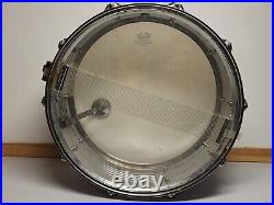 Used snare drum set piece REMO Weather King Ambassador Batter 14.5 diameter