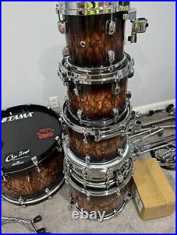 Used tama starclassic drum set Molten Brown Burst Birch/walnut