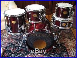 VERY VERY RARE Premier SIGNIA Jazz compact 5 pce Cherry Lacquer shell set