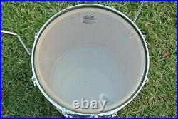 VINTAGE Ludwig Drum Co CLASSIC 14 BLACK OYSTER FLOOR TOM for YOUR DRUM SET Q319