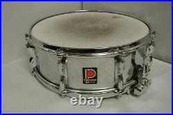 VINTAGE PREMIER 14 SNARE in CHROME with PARALLEL STRAINER for YOUR DRUM SET #K109