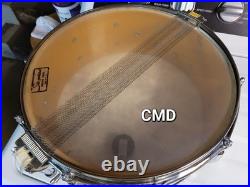 VINTAGE SLINGERLAND 1970s #190 BUDDY RICH TDR 5 PLY 10 LUG SNARE DRUM WMP NICE