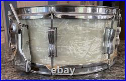 VNTG LUDWIG WFL 5.5 x 14 SNARE DRUM WMP TRANSITION KEYSTONE BADGE BUDDY RICH