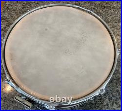 VNTG LUDWIG WFL 5.5 x 14 SNARE DRUM WMP TRANSITION KEYSTONE BADGE BUDDY RICH