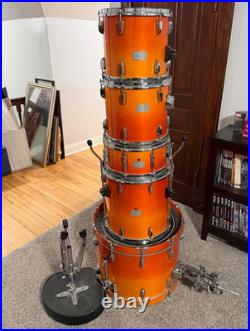 Vex 5 Piece Beginner Drumset Burnt Amber
