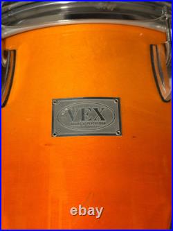 Vex 5 Piece Beginner Drumset Burnt Amber